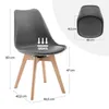 WOLTU Esszimmerstühle drehbar, Design Stuhl, modern, aus Produktbild-Vorschau 7
