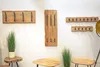 HAKU Wandgarderobe akazie, schwarz - Massivholz, Metall, Produktbild-Vorschau 8