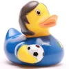 Badeente Italian Football Vinyl 7,5 cm Produktbild-Vorschau 5