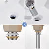 Auralum Ablaufgarnitur Waschbecken mit Überlauf - Universal Produktbild-Vorschau 7