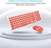 kabelloses Tastatur-Maus-Set, ergonomische Maus und Produktbild-Vorschau 7