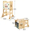 VEVOR Lernturm für Kinder von 1–5 Jahren, 4-in-1-Lernstuhl, Produktbild-Vorschau 8