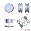 SCHMIDT security tools 10x Einlassgriff B Edelstahl Silber Produktbild-Vorschau 4
