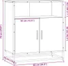 vidaXL Príborník Sonoma dub 68x35x76 cm materiál na báze Náhľad obrázku produktu 8