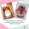 Love Gifts® Einschlagdecke Babyschale 80 * 85 cm, Baby Produktbild-Vorschau 6