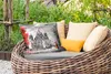 MuchoWow® Outdoor Kissen - Malerei - Architektur - Baum - Produktbild-Vorschau 3
