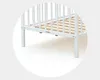 WEBABY - Klappbares Babybett 60x120 cm Weiß FLEX|Faltbares Produktbild-Vorschau 5