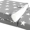 Matelas pliant - Gris - Tissu mixte - 70 x 190 cm - avec Voir les images du produit 6