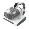 A white Hoover mattress cleaner on a white charging base, shown from a slight diagonal angle. Produktbild-Vorschau
