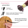 hair2heart Extensions Echthaar Bondings Gewellt - 25 Produktbild-Vorschau 5