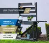 Drevený stolík Westmann Fauna antracit 157x38x156 cm Náhľad obrázku produktu 2