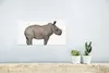 MuchoWow® Poster Rhinozeros - Tiere - Jungen - Mädchen Produktbild-Vorschau 5
