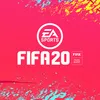 Marketing image for FIFA 20 video game, featuring the EA Sports and FIFA logos. Produktbild-Vorschau