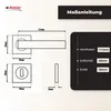 DOMINO Türgriff Drückergarnitur BB-Buntbart Set | mit Produktbild-Vorschau 4