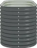 vidaXL Grządka stalowo-szara 160x80x81 cm Grządka warzywna Podgląd zdjęcia produktu 13