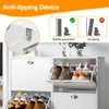 FCH Schuhschrank mit 4 Klappen, Schuhregal mit 8 Produktbild-Vorschau 5
