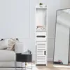 Toilettenschrank Badezimmerschrank Badschrank Badregal Produktbild-Vorschau 4