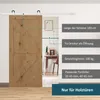 Sada kovaní pre posuvné dvere HOMCOM 183 cm – kompletná Náhľad obrázku produktu 4