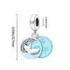 Charms Silber Anhänger Beads Wal und See für DIY Armband Produktbild-Vorschau 5