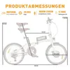 E-Bike Smart 20 Faltbares E-Fahrrad 190WH Pedelec, 36V Produktbild-Vorschau 9