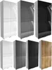 słupek łazienkowy 80cm (2x40) wiszący stojący biały mat + Podgląd zdjęcia produktu 12