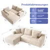 OYAJIA Ecksofa, modulares Sofa 240 cm breit, Produktbild-Vorschau 6
