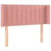 Design Möbel LED Kopfteil Rosa 93x16x78/88 cm Samt - 2024 Produktbild-Vorschau 3