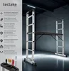 Hliníkové pojízdné lešení, víceúčelový žebřík - stříbrný Náhled obrázku produktu 3
