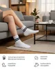 kurze Sportsocken Herren Damen Tennissocken Quarter mit Produktbild-Vorschau 4