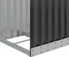 vidaXL Riparo per legna da ardere antracite 40x45x170 cm Anteprima dell’immagine prodotto 7