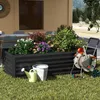 JOIEYOU 180x90x58cm Metall Blumenkübel für Hochbeete, 975L Produktbild-Vorschau 4
