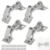 4x 170° Möbelscharnier mit Soft-Close & 36 Schrauben – Produktbild-Vorschau 1