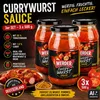 3x Werder Currywurst Sauce 500 g – würzige Currysauce im Produktbild-Vorschau 2