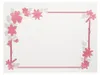 Papstar Tischsets, Papier 30 cm x 40 cm weiß "Blumenranke", Produktbild-Vorschau 1