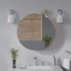 Kúpeľňová zrkadlová skrinka Vicco Loki Dub Goldkraft 60 x Náhľad obrázku produktu 3
