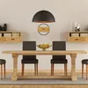 Relaxdays Wanduhr Holzoptik, modern, analog, Uhr für Küche, Produktbild-Vorschau 5