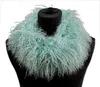 Schal aus 100% mongolischem Tibet Lammfell in Pastell Blau Produktbild-Vorschau 1