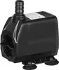 A black water pump with a ribbed outlet nozzle and suction cups on the base, set against a white background. Podgląd zdjęcia produktu