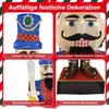 Set di 2 figure di schiaccianoci COSTWAY 184 cm, Anteprima dell’immagine prodotto 4