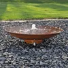 CLGarden Gartenbrunnen Wasserschale Cortenstahl Komplett Produktbild-Vorschau 6