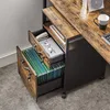 VASAGLE Aktenschrank Rollcontainer, Büroschrank mit Produktbild-Vorschau 7