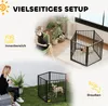 PawHut Welpenlaufstall 5-TLG Welpenauslauf mit 5 Produktbild-Vorschau 4