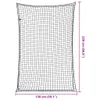vidaXL Anhängernetz mit Gummiseil Schwarz 2,2x1,5 m PP Produktbild-Vorschau 5