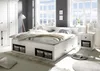 Funktionsbett 180x200 cm weiß Pinie mit 2x Bettschubladen Produktbild-Vorschau 1