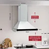 LEVIVO A+++ Dunstabzugshaube 60cm Umluft & Abluft mit 770 Produktbild-Vorschau 5