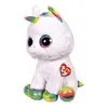 TY unicorno 15 cm bianco/colorato con occhi glitterati Anteprima dell’immagine prodotto 7