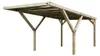WEKA Y-Flachdach Einzelcarport aus Holz Carport Unterstand Produktbild-Vorschau 5