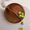 HOMLA MOOKA Podnos z akátového dreva s dvoma priehradkami, Náhľad obrázku produktu 6