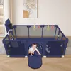 Baby Laufstall 180x120x66cm mit Basketball-Netz Produktbild-Vorschau 6