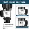 Waschbecken Ablaufgarnitur Kit, Geruchsdichte Siphon Produktbild-Vorschau 6